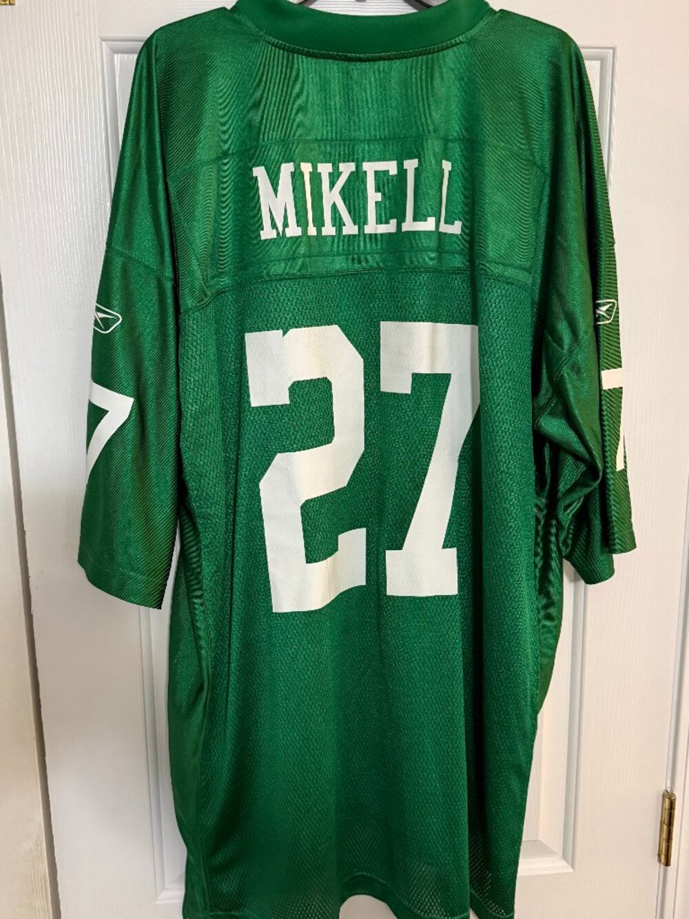 Reebok Quinton Mikell #27 Philadelphia Eagles NFL Jersey Green Men's 2X